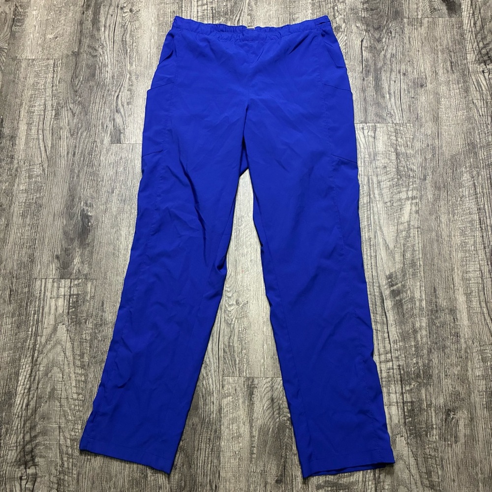 Woman’s Vibrant Blue Straight-Leg Pants